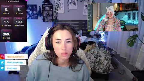 Snapshot of monstrumologist chatting on 19, 12, 2024 Lydia Mooney online show from 19, 12, 2024