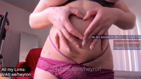 R o r i  SnapChat heyroriv2 wednesday - sunday Noon oclock mountain - 5pm mountain online show from 25, 1, 2025