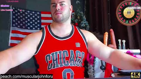 Snapshot of muscularjohnforu chatting on 7, 12, 2024 click icon for peach  online show from 7, 12, 2024