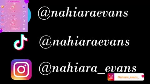 NAHIARA EVANS online show from 18, 5, 2026