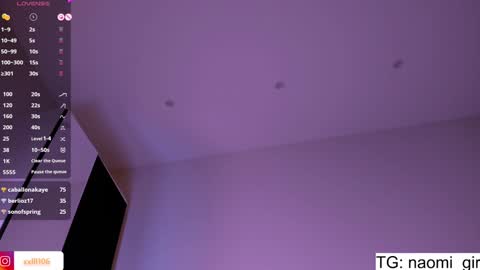 Snapshot of naomigirl33 chatting on 28, 1, 2025 Naomi Dear I will be online at 1200 UTC online show from 28, 1, 2025