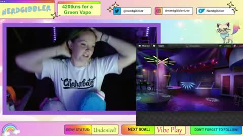 Snapshot of nerdgibbler chatting on 10, 7, 2026 NerdGibbler online show from 10, 7, 2026