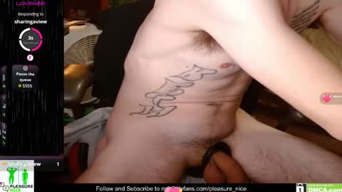 Nick Pleasure Nice online show from 8, 1, 2026