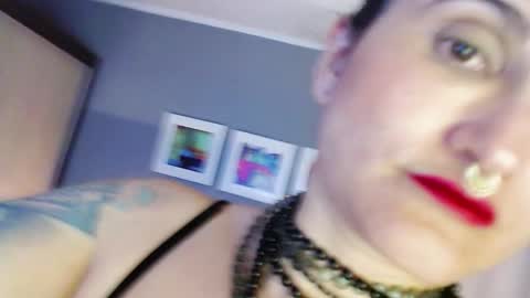 My alter ego Betinna Flowers - a tattooed Miss  -   Are you missing me come in here  -  online show from 25, 11, 2025