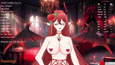 Snapshot of passionyx chatting on 29, 1, 2025 Succubus Nyx online show from 29, 1, 2025