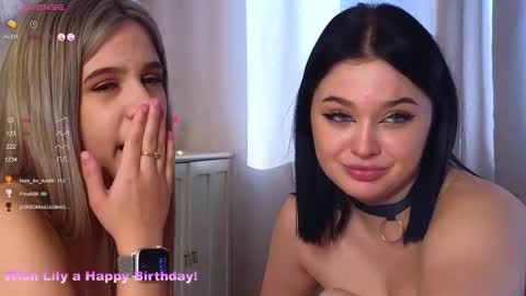 Lora black  and Lili blonde welcome you here online show from 25, 2, 2025