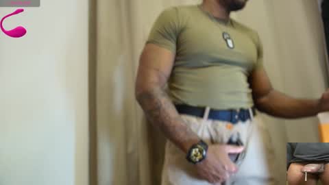 Snapshot of proudlyblack30 chatting on 10, 2, 2025 sergeant. online show from 10, 2, 2025