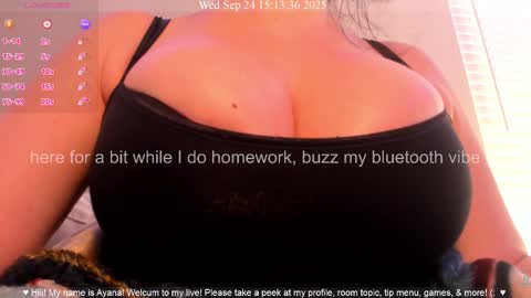 Snapshot of queenayana chatting on 24, 9, 2025 Ayana Delatorre online show from 24, 9, 2025