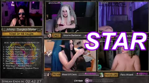 Snapshot of rollseduction chatting on 8, 1, 2025 Roll For Seduction online show from 8, 1, 2025