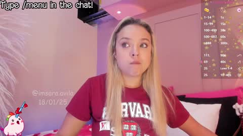 SaraAvila  online show from 19, 1, 2025