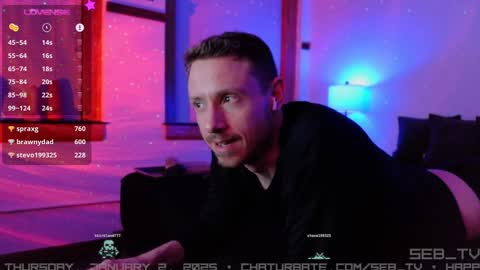 Snapshot of seb_tv chatting on 3, 1, 2025 Sebastian online show from 3, 1, 2025