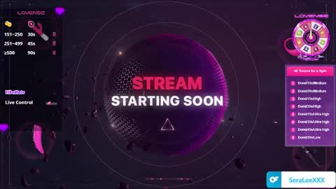 SeraLeeXXX online show from 12, 9, 2025