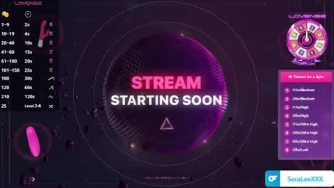 SeraLeeXXX online show from 12, 7, 2026
