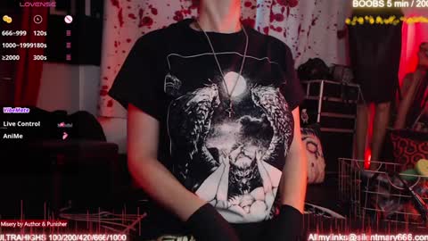 Allmylinkssilentmary666 online show from 15, 9, 2025