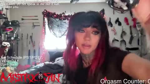 Mistrx Sin online show from 28, 2, 2026