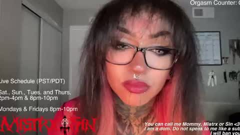 Mistrx Sin online show from 25, 6, 2026