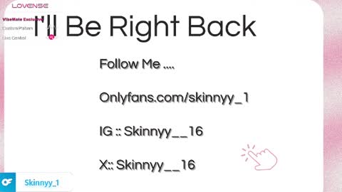 Skinnyy   online show from 14, 5, 2026