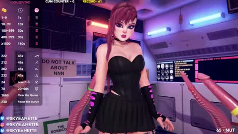 SkyeAnette online show from 8, 11, 2025