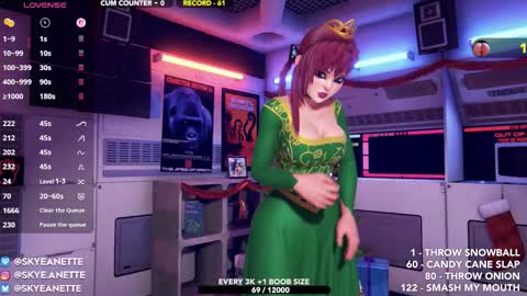 SkyeAnette online show from 21, 12, 2025