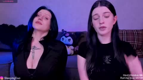 Snapshot of sleepingduo chatting on 11, 6, 2026 Hi We are Iva and Angela Nice to meet u 3 online show from 11, 6, 2026