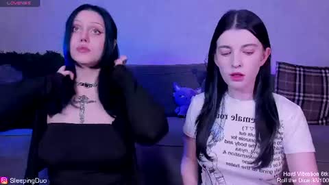 Snapshot of sleepingduo chatting on 14, 6, 2026 Hi We are Iva and Angela Nice to meet u 3 online show from 14, 6, 2026