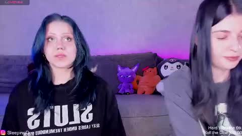 Snapshot of sleepingduo chatting on 26, 6, 2026 Hi We are Iva and Angela Nice to meet u 3 online show from 26, 6, 2026