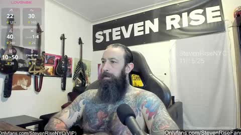 Snapshot of stevenrisenyc chatting on 15, 11, 2025 StevenRiseNYC online show from 15, 11, 2025