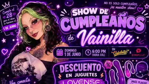 Vainilla Independent model online show from 2, 6, 2026