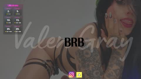 Snapshot of valengray chatting on 10, 1, 2025 Valen online show from 10, 1, 2025