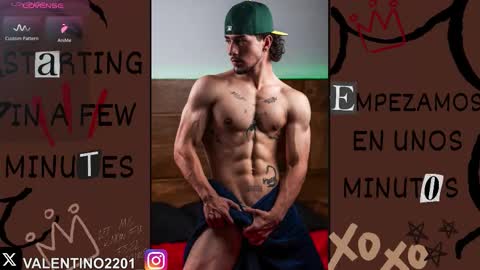 Snapshot of valentino2201 chatting on 2, 12, 2025 valentino online show from 2, 12, 2025