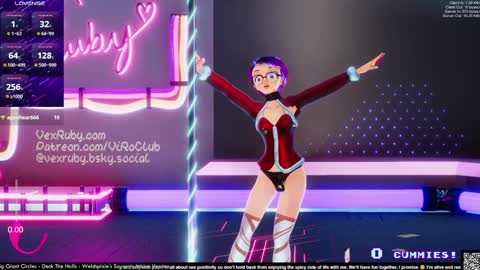 Snapshot of vexruby chatting on 14, 12, 2024 Vex Ruby online show from 14, 12, 2024