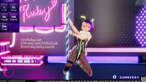 Snapshot of vexruby chatting on 3, 1, 2025 Vex Ruby online show from 3, 1, 2025