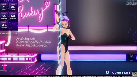 Snapshot of vexruby chatting on 31, 1, 2025 Vex Ruby online show from 31, 1, 2025