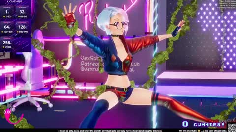 Snapshot of vexruby chatting on 1, 2, 2025 Vex Ruby online show from 1, 2, 2025