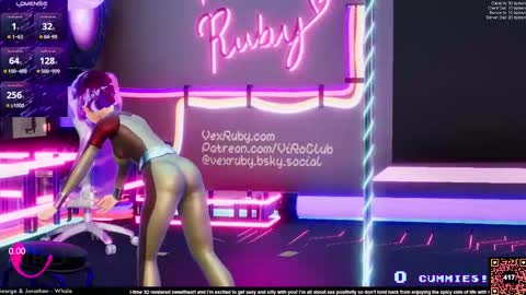 Snapshot of vexruby chatting on 22, 2, 2025 Vex Ruby online show from 22, 2, 2025