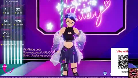 Snapshot of vexruby chatting on 21, 9, 2025 Vex Ruby online show from 21, 9, 2025