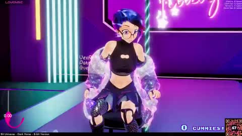 Snapshot of vexruby chatting on 28, 9, 2025 Vex Ruby online show from 28, 9, 2025