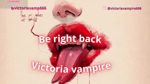 Victoria Vampire online show from 24, 6, 2026