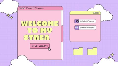 Violet Flowers online show from 14, 9, 2025
