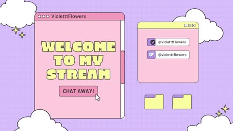 Violet Flowers online show from 15, 10, 2025