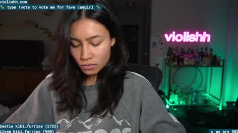 Snapshot of violishh chatting on 13, 1, 2025 follow me on twitter violishh and ig violishh online show from 13, 1, 2025