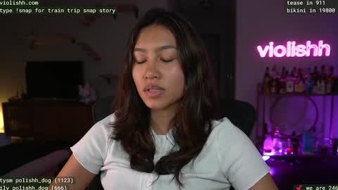 Snapshot of violishh chatting on 1, 3, 2025 follow me on twitter violishh and ig violishh online show from 1, 3, 2025