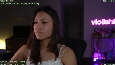 Snapshot of violishh chatting on 4, 3, 2025 follow me on twitter violishh and ig violishh online show from 4, 3, 2025