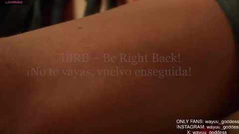 Snapshot of wayuu_goddess chatting on 5, 11, 2025 Wayuu Goddess 3 online show from 5, 11, 2025