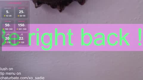 Snapshot of xo_sadie chatting on 9, 2, 2025 Xo Sadie online show from 9, 2, 2025