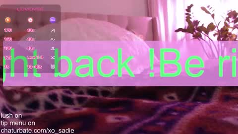 Xo Sadie online show from 1, 12, 2025