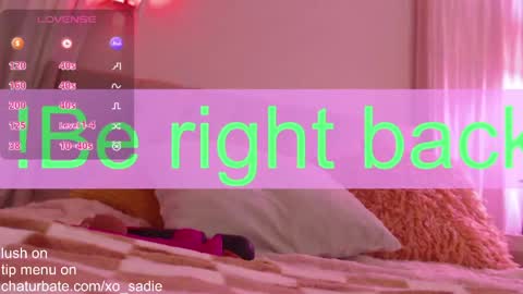 Snapshot of xo_sadie chatting on 8, 5, 2026 Xo Sadie online show from 8, 5, 2026