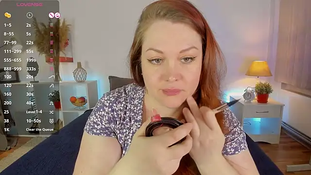 Snapshot of CutieGinger chatting on 7, 12, 2024 CutieGinger online show from 7, 12, 2024