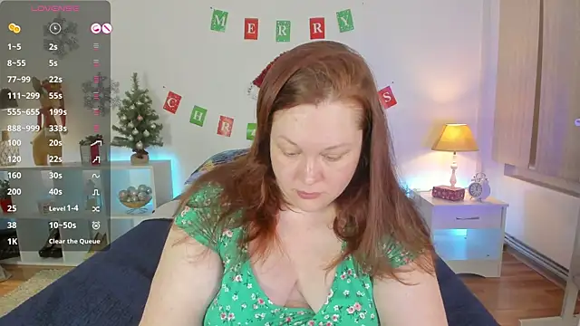 Snapshot of CutieGinger chatting on 7, 1, 2025 CutieGinger online show from 7, 1, 2025