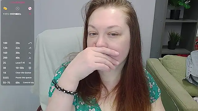 Snapshot of CutieGinger chatting on 8, 11, 2025 CutieGinger online show from 8, 11, 2025